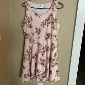 Pink Floral Dress